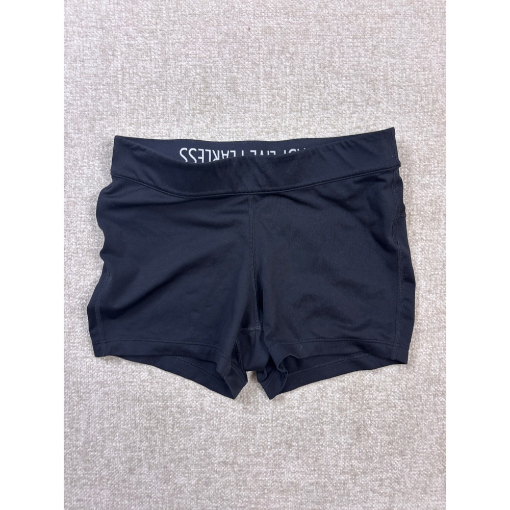 Nike Dri-FIT Women Black Compression Running Shorts Live Fearless Small